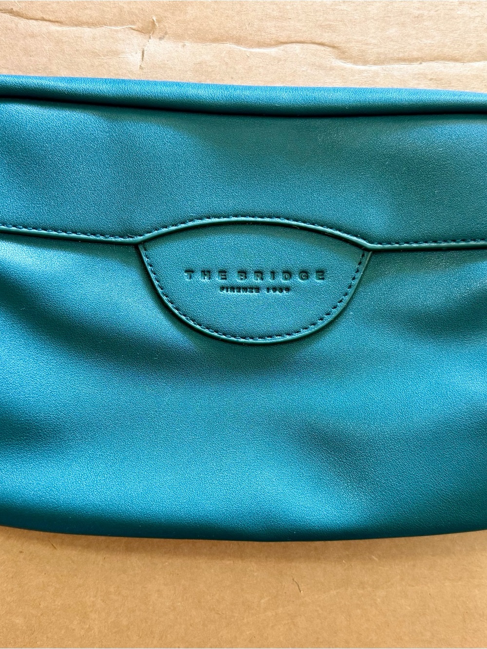 The Bridge for Collistar 1969 Turquoise Cosmetic Bag Made in Italy